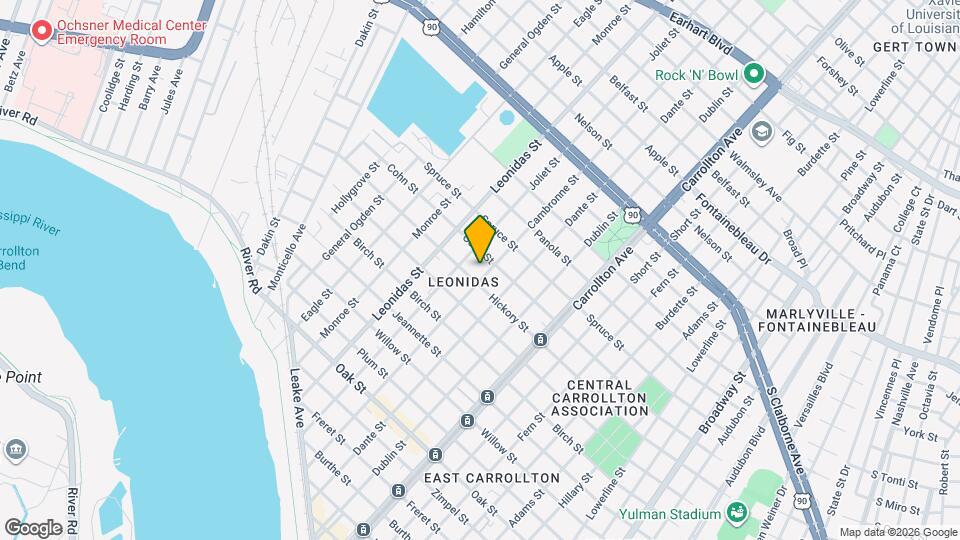1822 Cambronne St Map and Location Details