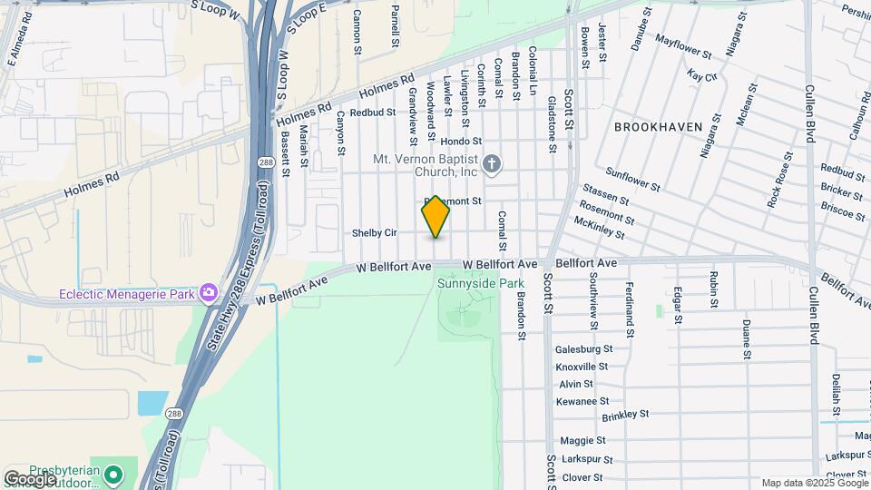 8419 Woodward St Map and Location Details