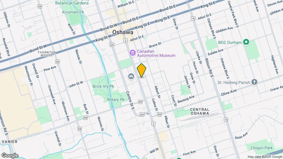 191 Simcoe St S Map and Location Details
