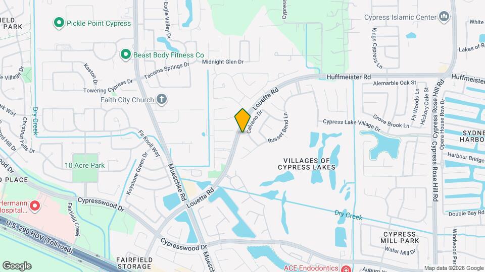 14903 Moss Bay Ct Map and Location Details