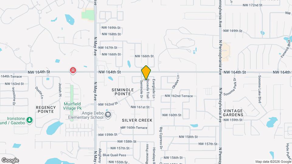 16401 Osceola Trail Map and Location Details