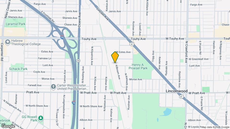 7014 N Kilbourn Ave Map and Location Details