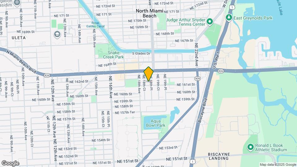 1861 NE 161st St Map and Location Details