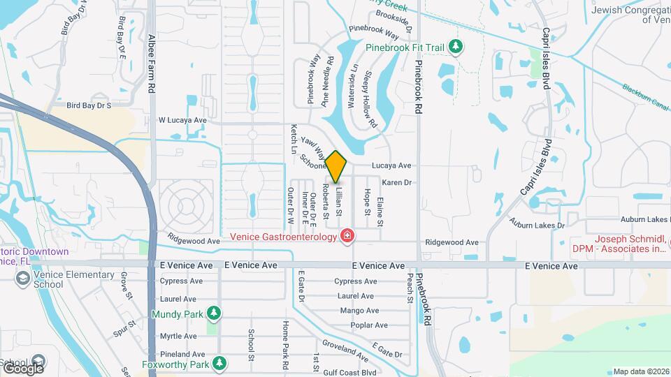 1063 Lillian St Mapa y Detalles de la Ubicación