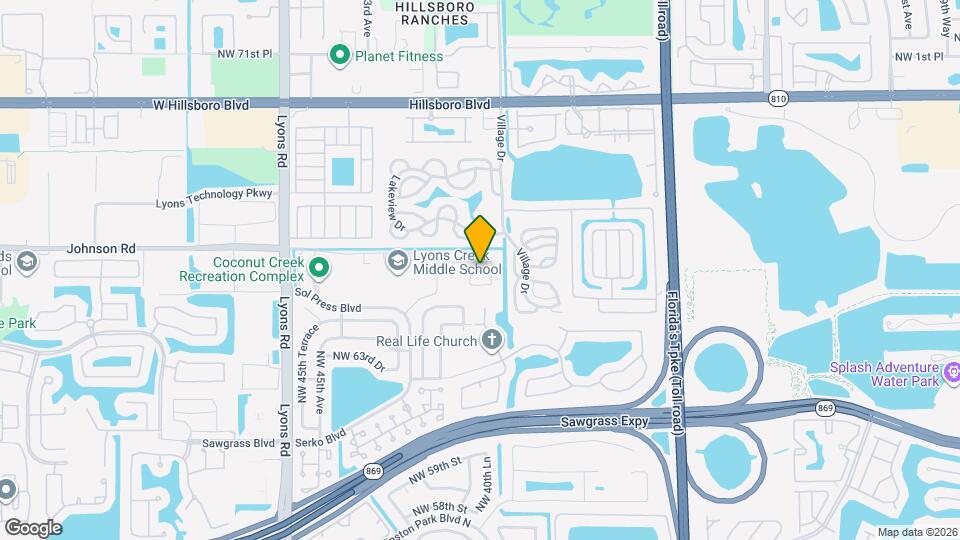 6642 NW 42nd Ave Map and Location Details