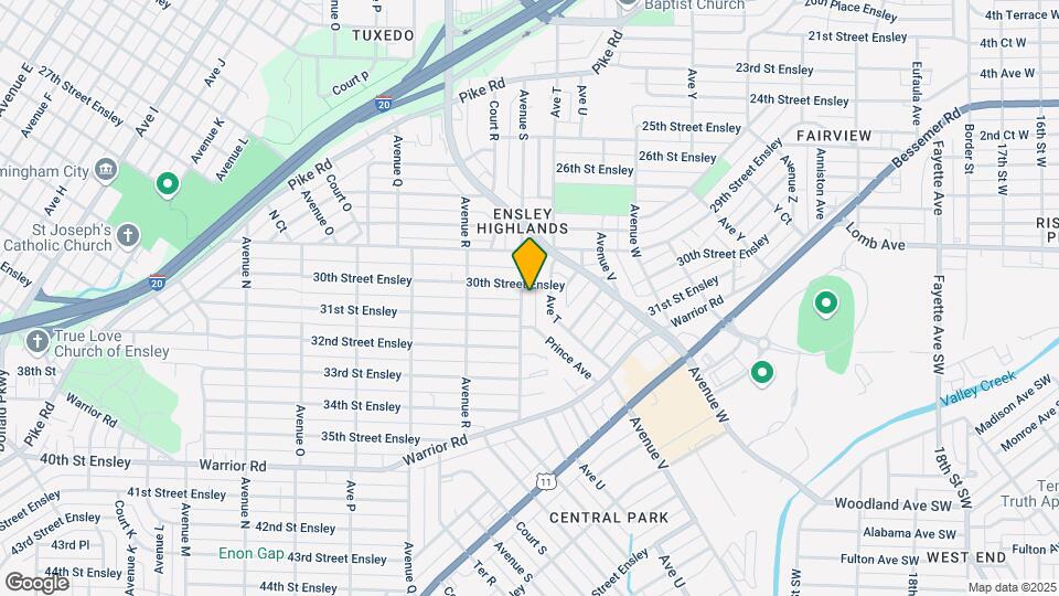 3007 Avenue S Map and Location Details