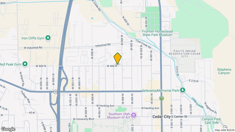 448 N 400 W Map and Location Details