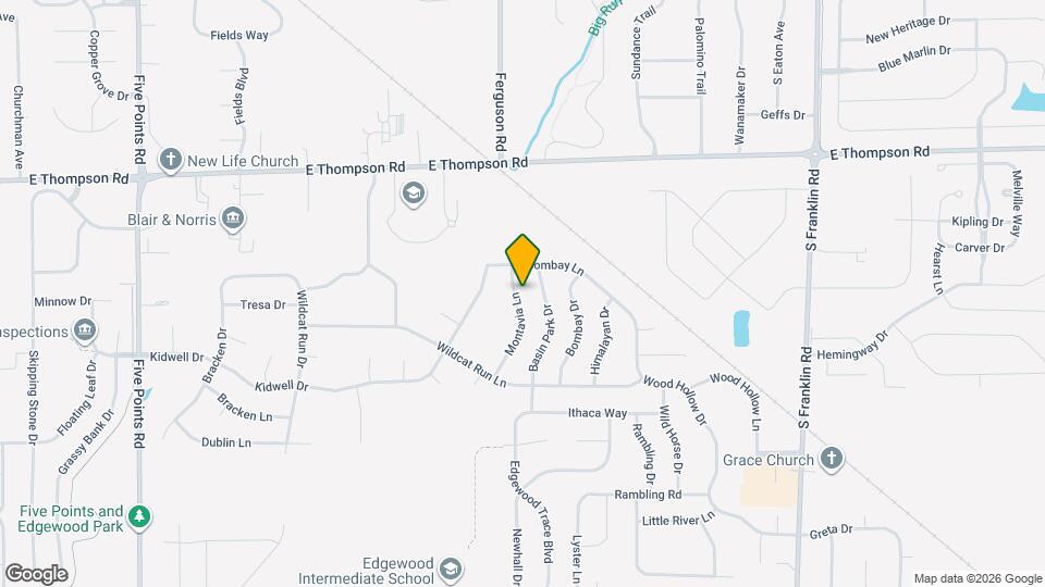 5237 Montavia Ln Map and Location Details