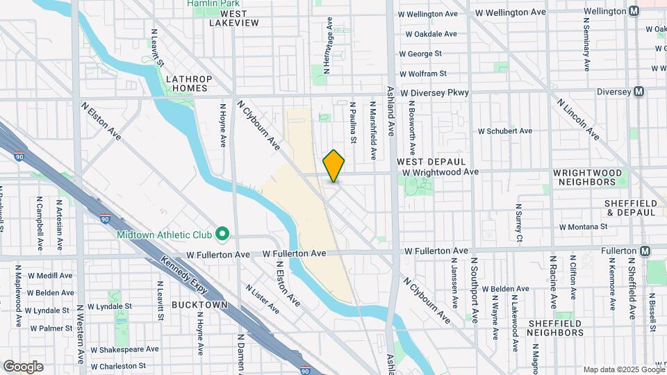1765 W Altgeld St Map and Location Details
