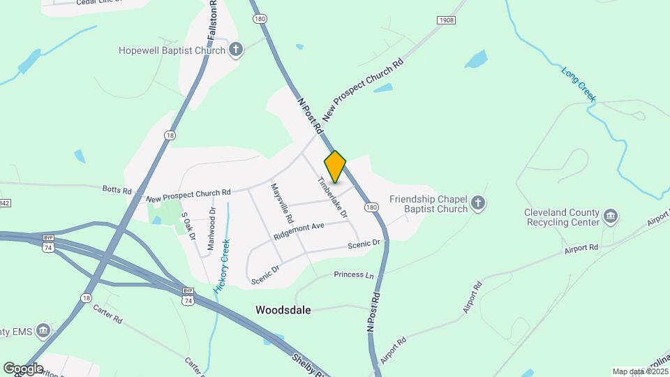 1570 Timberlake Dr Map and Location Details