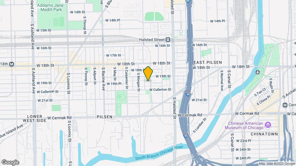 1920 S Sangamon St, Unit 1 Map and Location Details