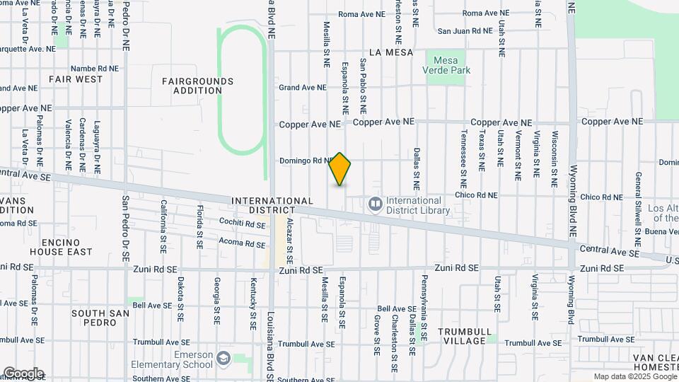 205 Espanola St NE Mapa y Detalles de la Ubicación
