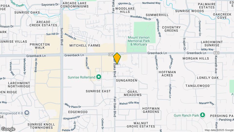 12400 Fair Oaks Blvd, Unit 231 Map and Location Details