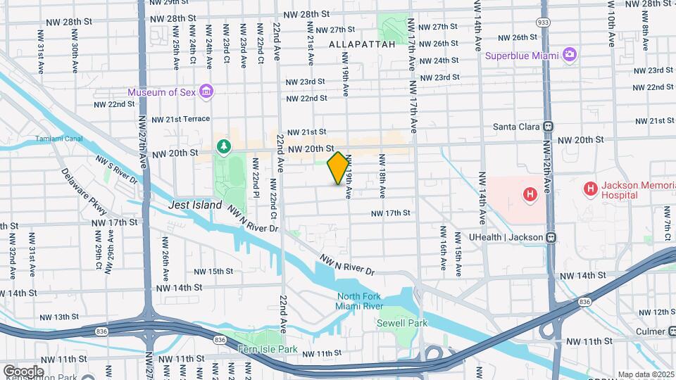 1932 NW 18th Terrace Map and Location Details