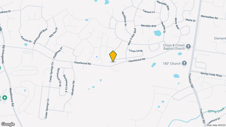 1563 Hazelwood Rd Map and Location Details