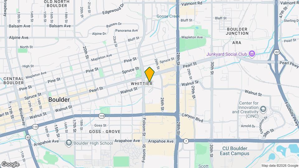 2465 Walnut St Map and Location Details