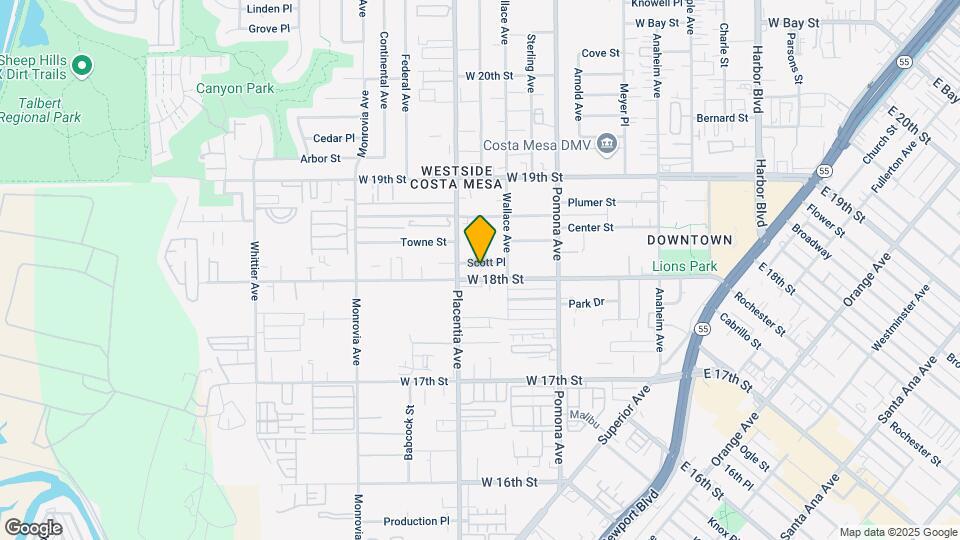 779 Scott Pl Mapa y Detalles de la Ubicación