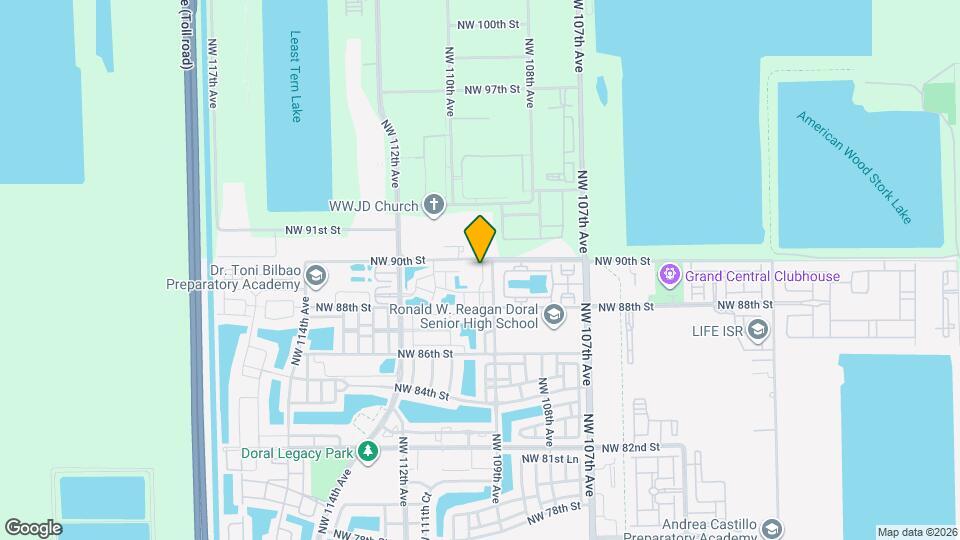 8902 NW 109th Ct Map and Location Details