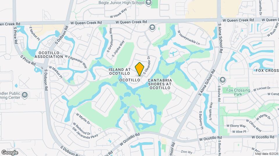 3350 S Oleander Dr Map and Location Details