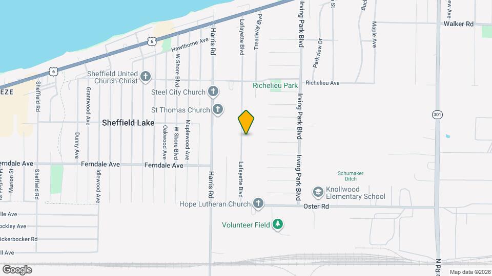 725 Lafayette Blvd Map and Location Details
