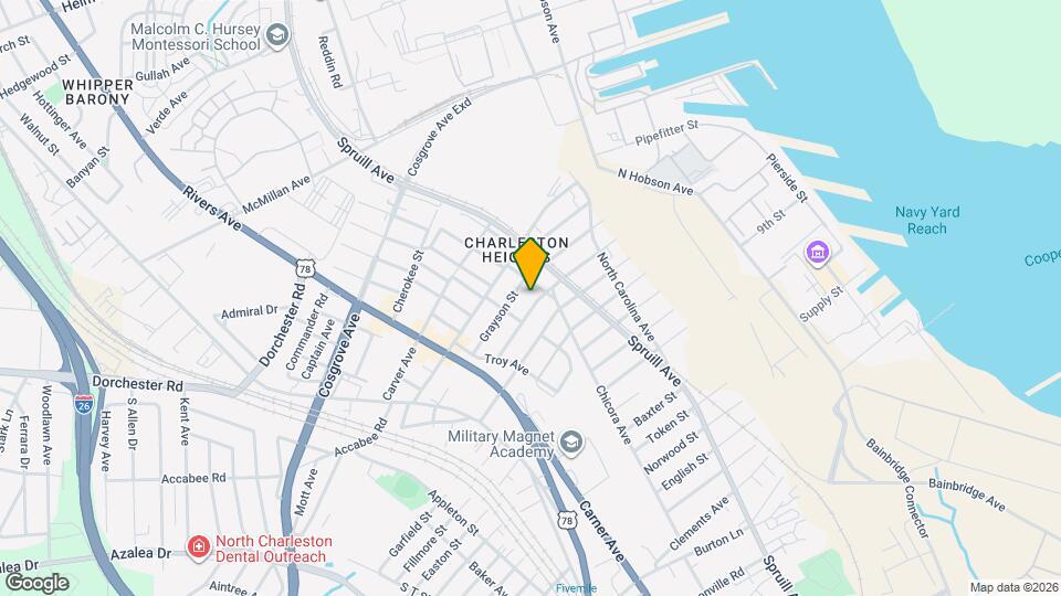 1912 Leland St, Unit A Mapa y Detalles de la Ubicación