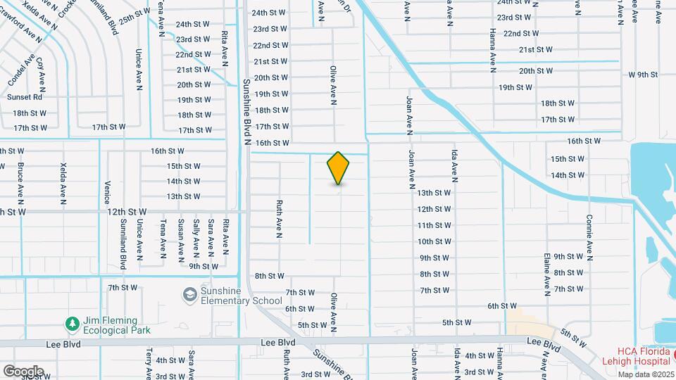 1301 Olive Ave N Map and Location Details