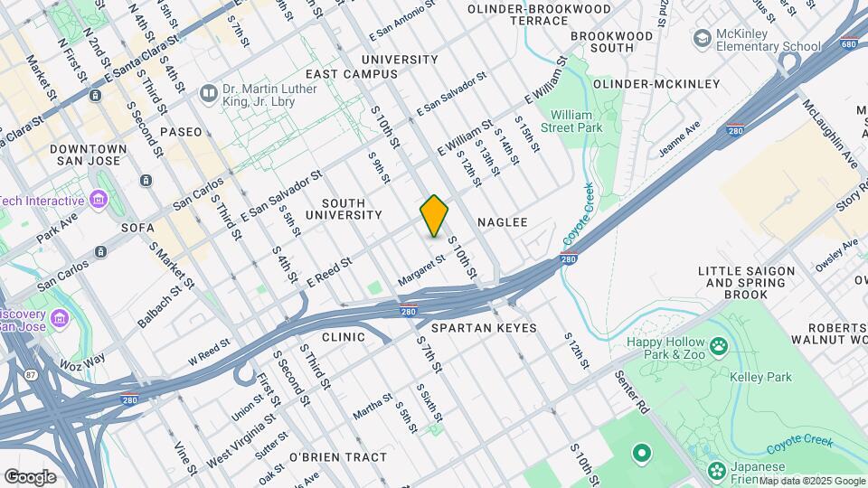 666 S 9th St Map and Location Details