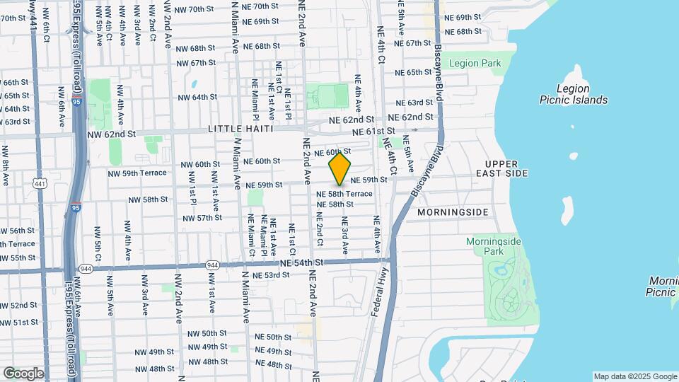 5850 NE 3rd Ave Map and Location Details