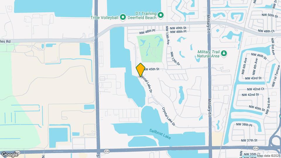 4401 Crystal Lake Dr Map and Location Details