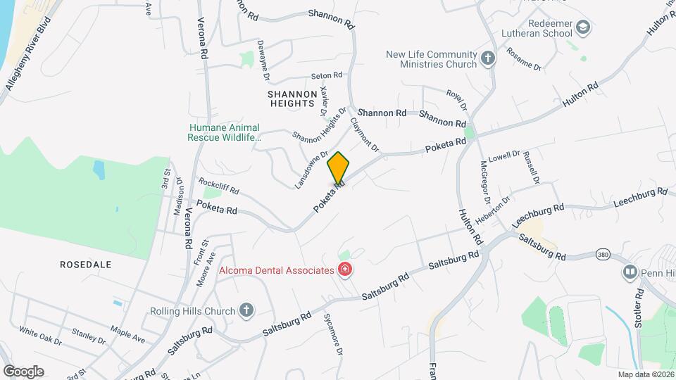 6184 Poketa Rd Map and Location Details