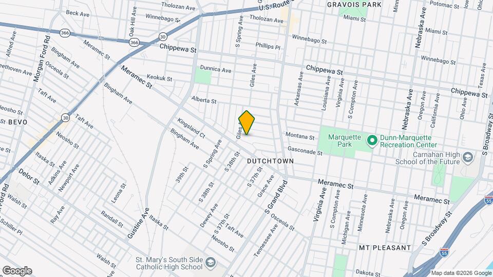 3676 Montana St Map and Location Details
