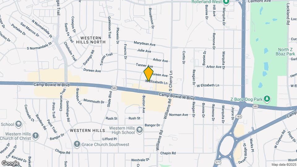 8001 W Elizabeth Ln Map and Location Details