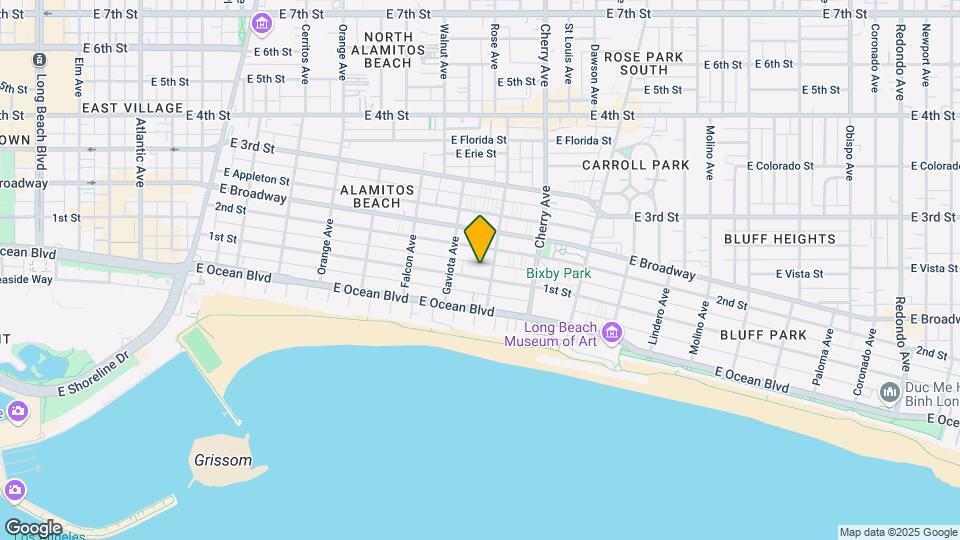 1755 E 1st St Mapa y Detalles de la Ubicación