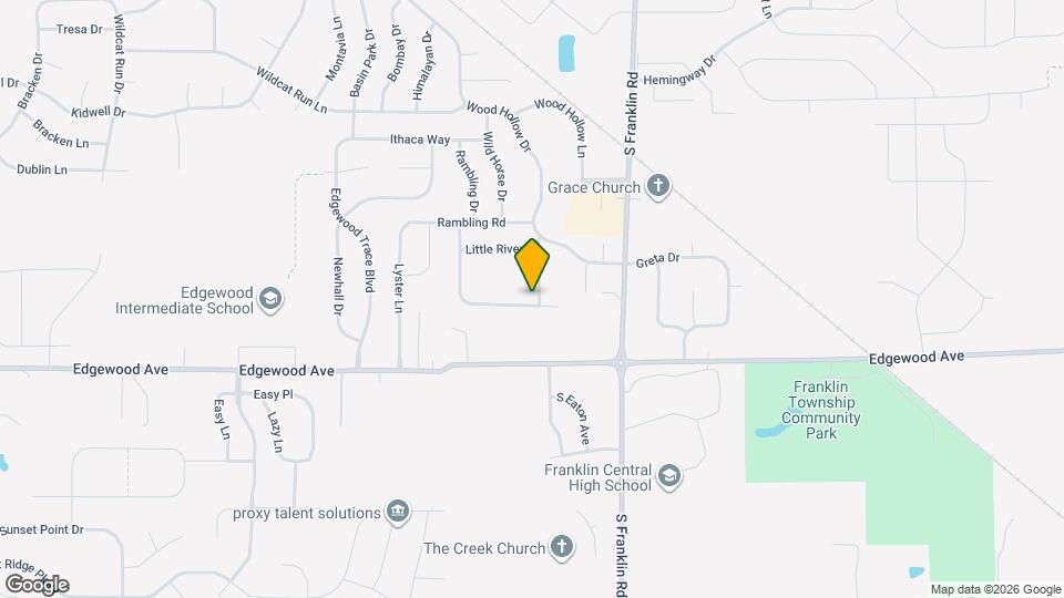 5838 Twin River Ln Mapa y Detalles de la Ubicación