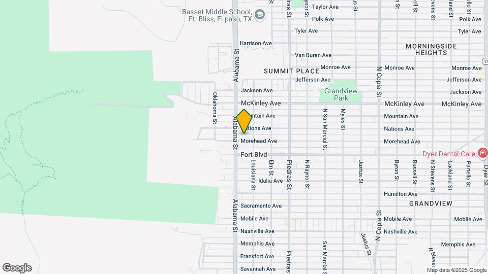 2607 Morehead Ave Map and Location Details