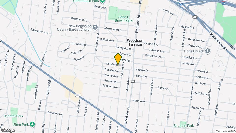 9416 Kathlyn Dr Map and Location Details