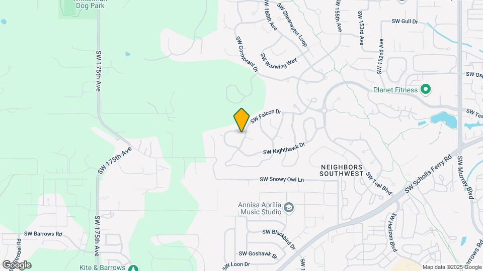 16235 SW Falcon Dr Map and Location Details