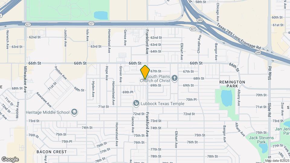 6816 Frankford Ave Map and Location Details