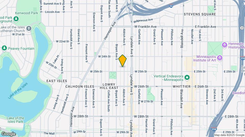 2446 Aldrich Ave S Map and Location Details