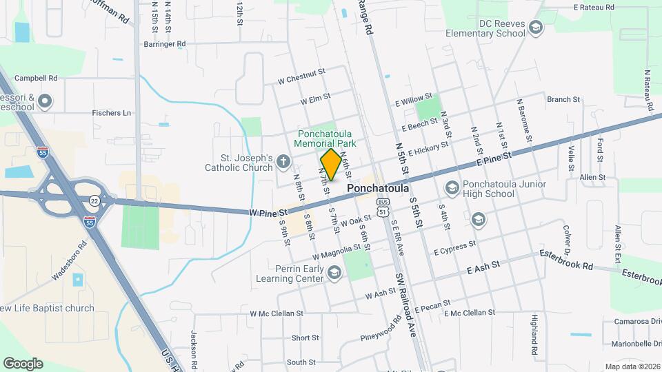 160 N 7th St Mapa y Detalles de la Ubicación