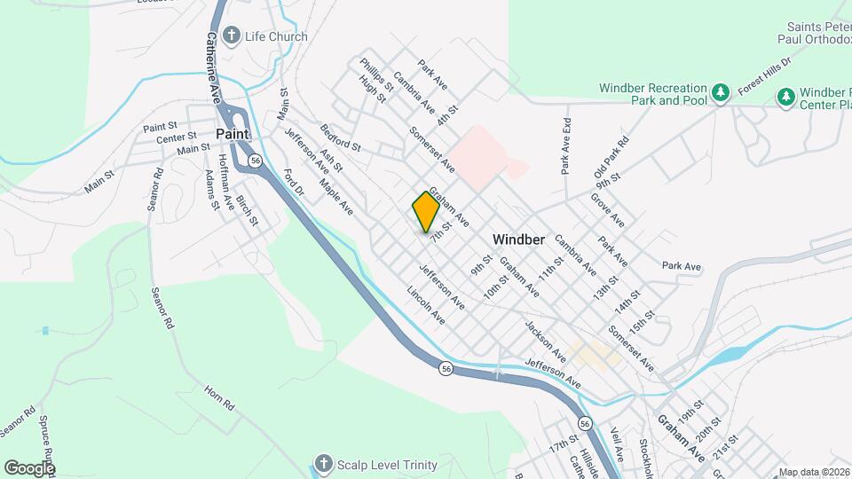 313 7th St, Unit Apt#2 Map and Location Details