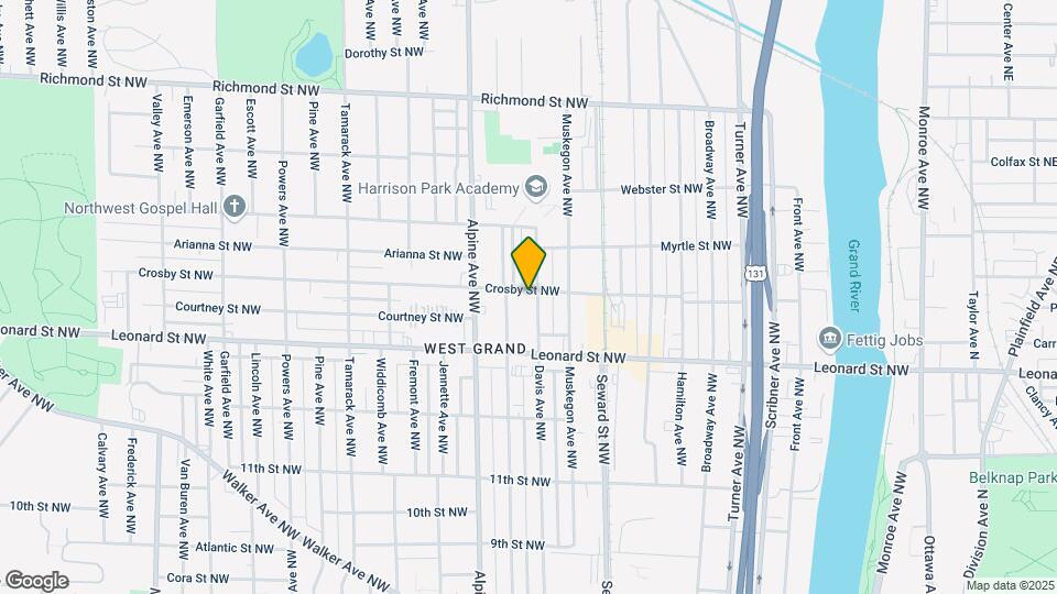 1257 Davis Ave NW Map and Location Details