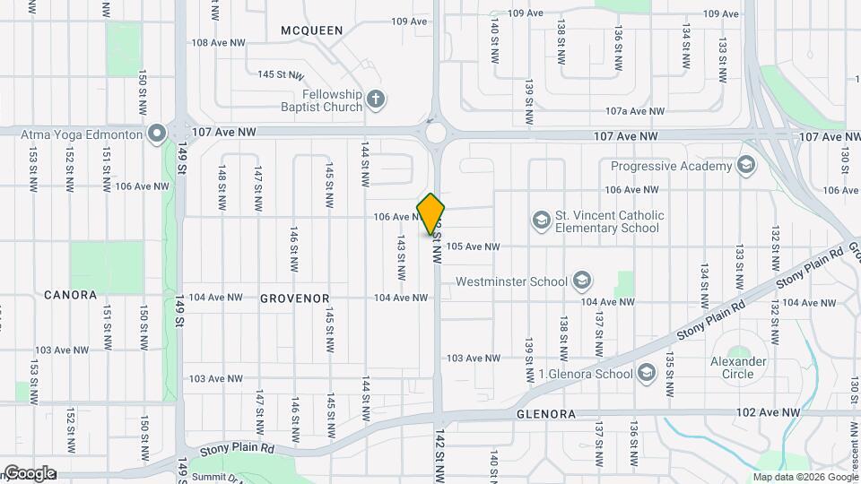 10446 142 St NW Map and Location Details