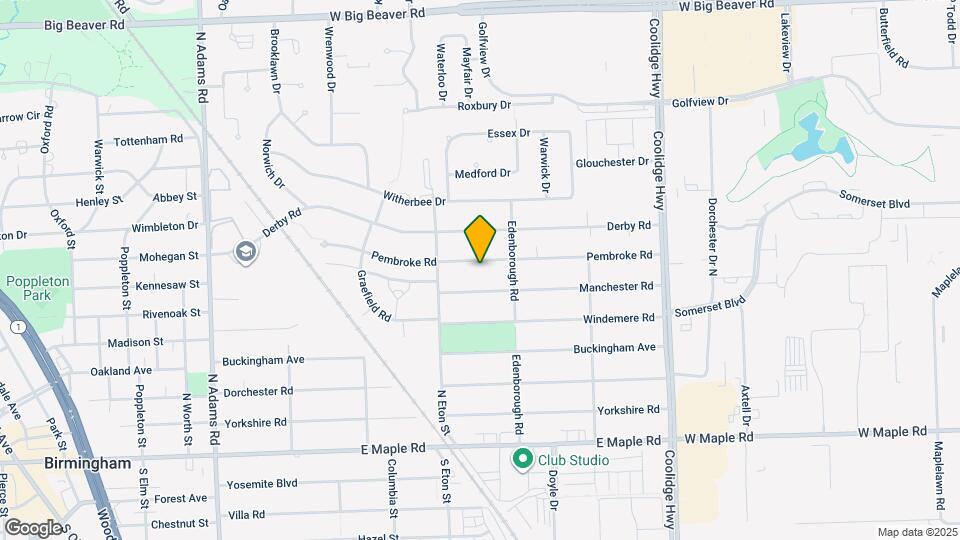 2152 Pembroke Rd Map and Location Details