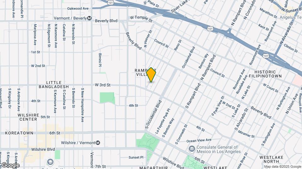236 S Vendome St Map and Location Details