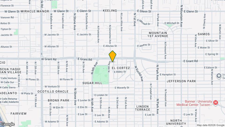 2309 N Avenida El Capitan Map and Location Details