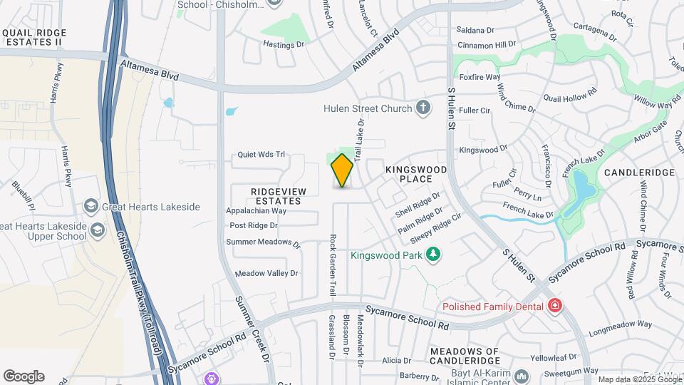 5031 Mountain Spring Trail Map and Location Details