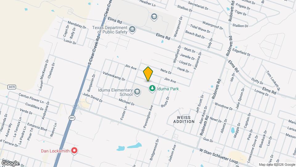 4602 Mildred Ave Mapa y Detalles de la Ubicación