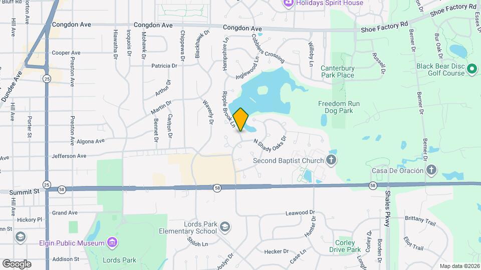 725 Ripple Brook Ln Map and Location Details