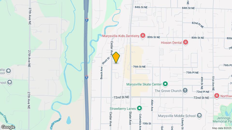 1314 Cedar Ave Mapa y Detalles de la Ubicación